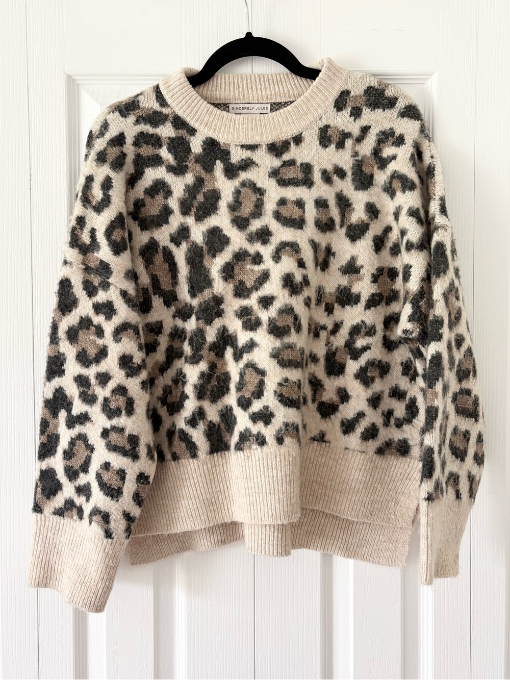 Sincerely Jules Leopard Print Sweater
